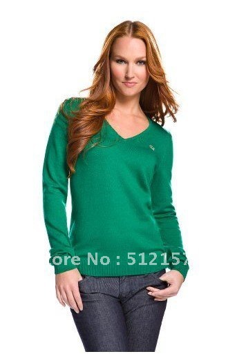 Free shipping!Women's Pullover Sweater, 100% worsted cotton embroidery production  n-004