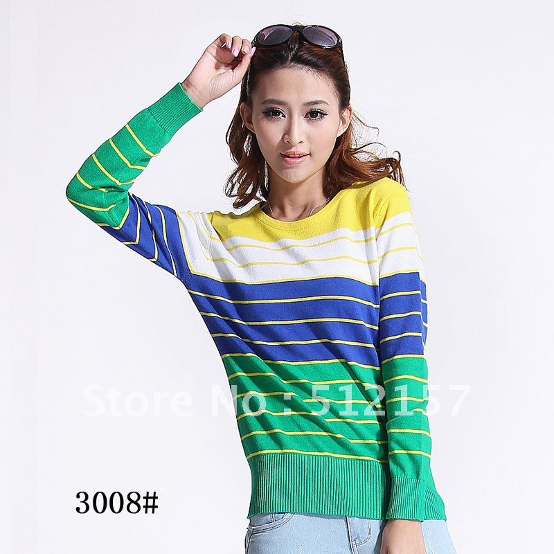 Free shipping!Women's Pullover Sweater, 100% worsted cotton embroidery production  n-032