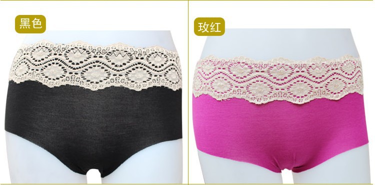 Free Shipping Women's Sexy Bamboo Fiber Comfrotable Panties CM-X0038