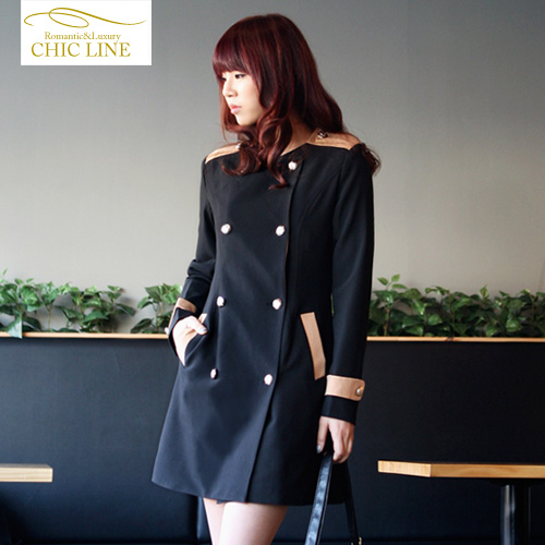 Free Shipping Women's Spring new arrival 2013 woolen outerwear double breasted  slim elegant woolen overcoat