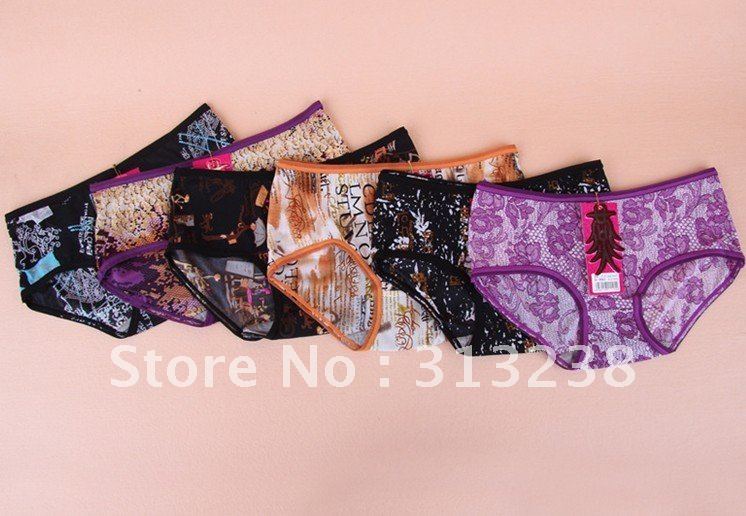 Free Shipping !! Women's underwear/women's sexy underwear / Milk ice silk / comfrotable briefs / women's panties