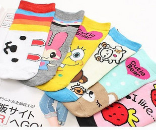 Free shipping!women's winter cartoon slippers cotton warm socks