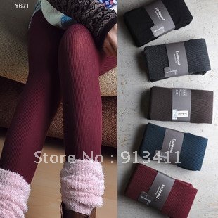 Free Shipping!Women Sexy Opaque  Stretch Velvet Legging Thin Tights Pants Stockings