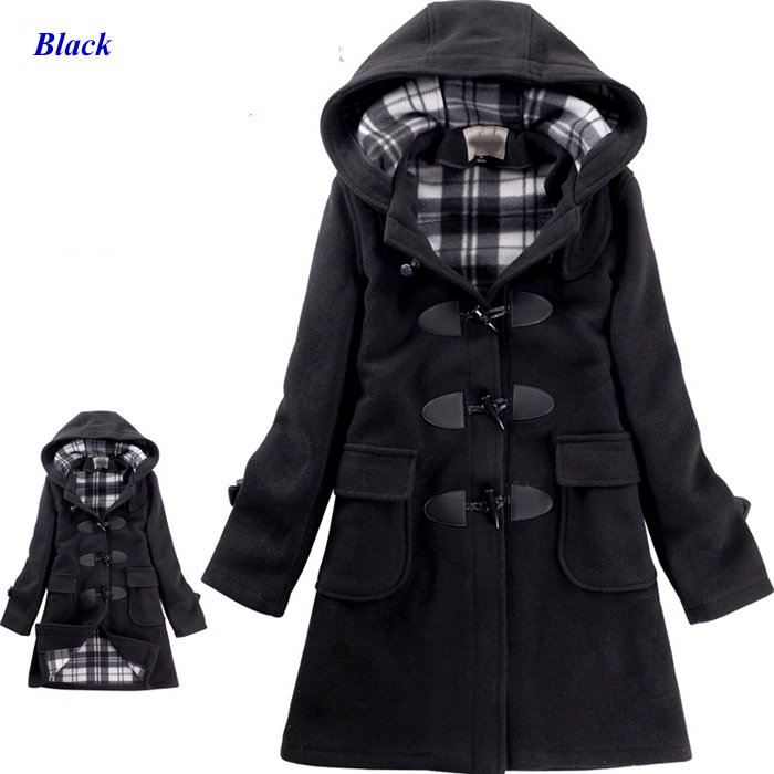 Free shipping women wool coats fashion outerwear overcoat promotion jacket trench coat item in USA only ship to USA