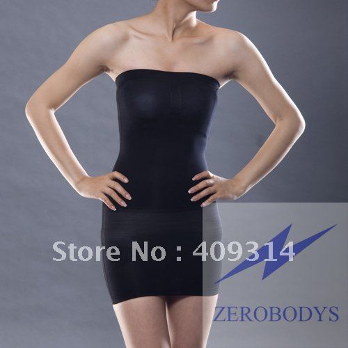 Free Shipping Womens'  Amazing Strapless Full Shaper Girdle Corset Slimming Beauty Body Suit