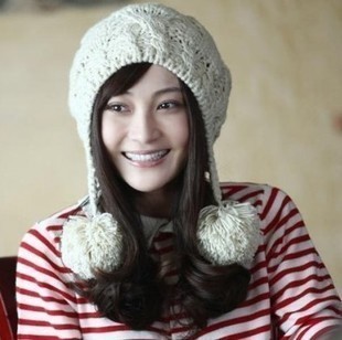 Free shipping!Womens warm fashion winter hat and cap!cap autumn and winter thermal knitted hat!Lowest price!