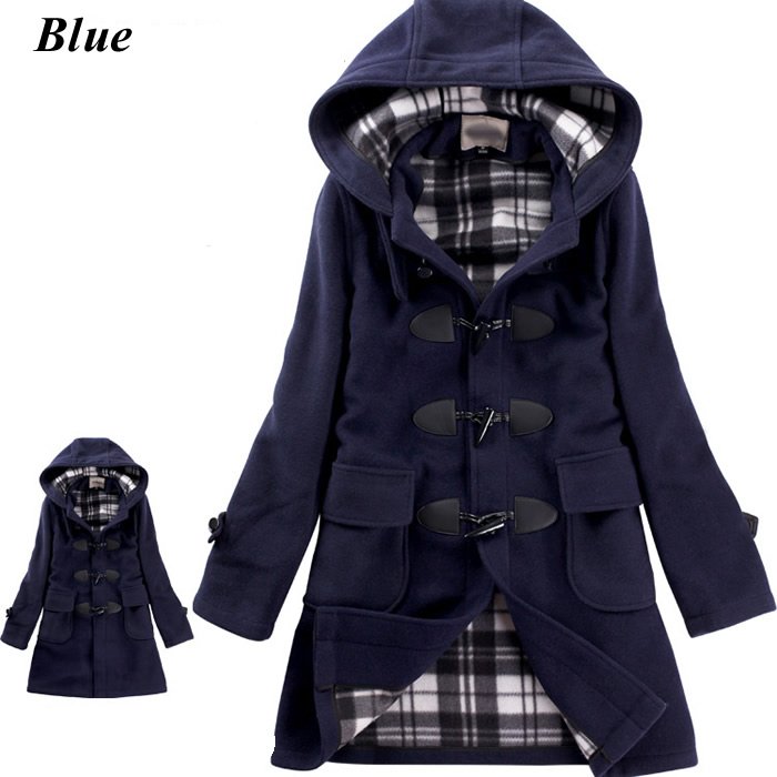 Free shipping wool coats winter jackets women casual outerwear slimming fit trench coat outdoor clothes 2012 new arrival