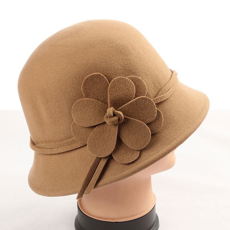 Free shipping Woolen cap bucket hats bucket hat sheep billycan wool fashion vintage fedoras women's cap