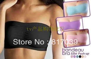 Free Shipping word bra / word wrap chest bra vest title price for a set of three layers with a chest pad