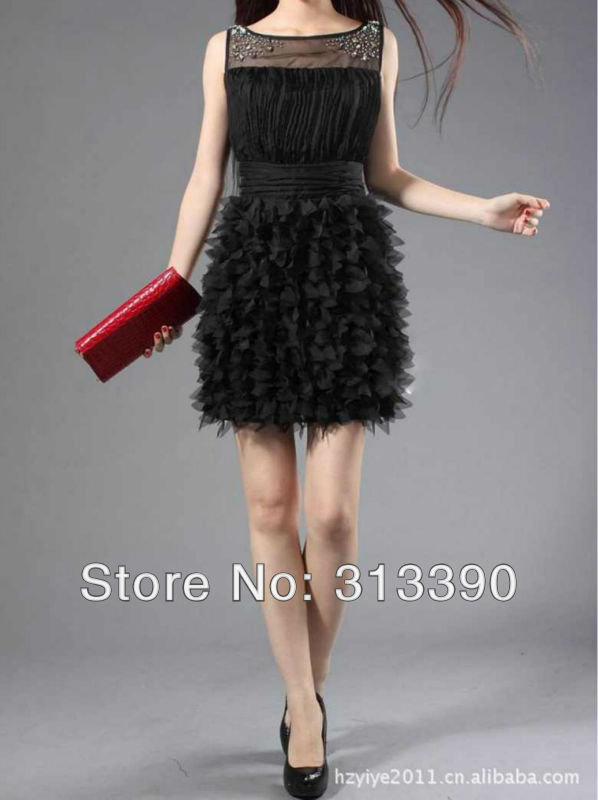 Free Shipping Wowen's Summer Casual Dress,Material Chiffon Sleeveless Natural Waist One-piece Dress For Women, Top Quality