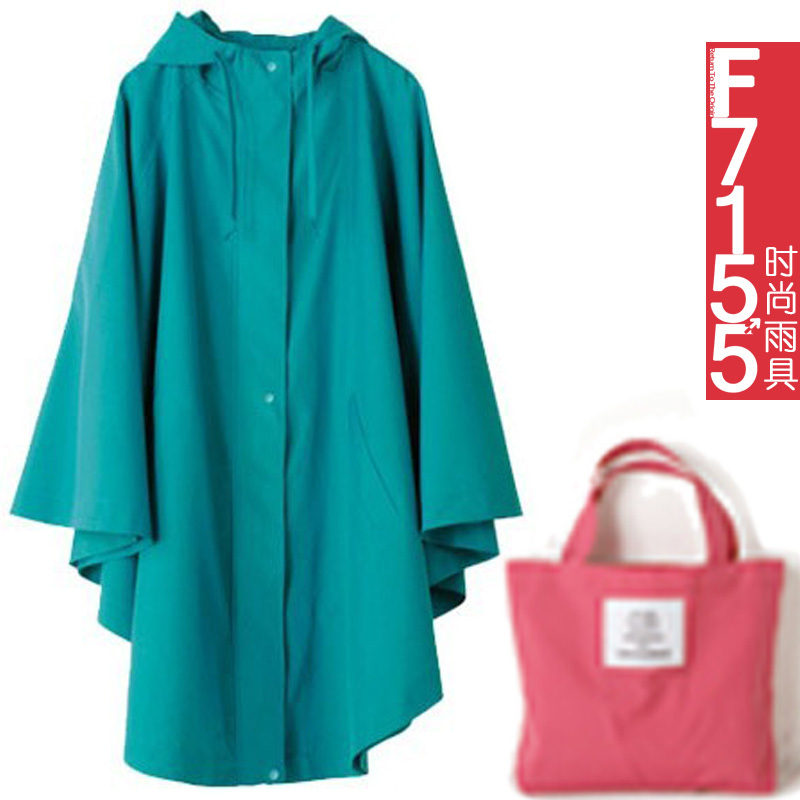 free shipping Wpc thickening fashion batwing sleeve ride motorcycle raincoat poncho