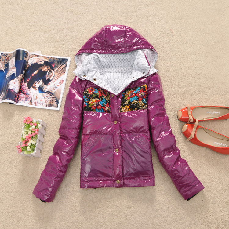 Free shipping! Y-64 2012 women's winter elegant hooded down coat 0.8 thermal