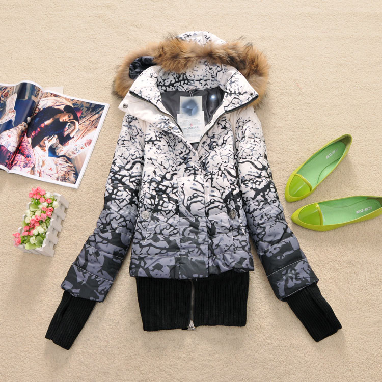 Free shipping! Y-65 2012 women's winter elegant real fur slim hip thread thermal 0.8 down coat