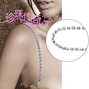 Free Shippingh, 1pcs silver,  2 color , crystal bra strap rhinestone bra shoulder strap mixed order wholesale/retailer