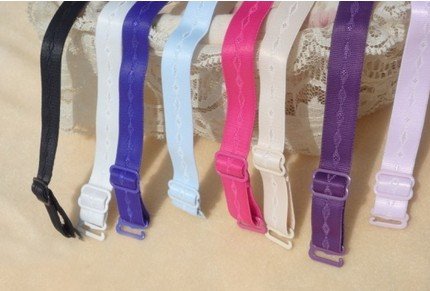 free shippingLadies fashion Sexy Style ADJUSTABLE BRA BELT SHOULDER STRAP multi color available simple desgin Good Quality