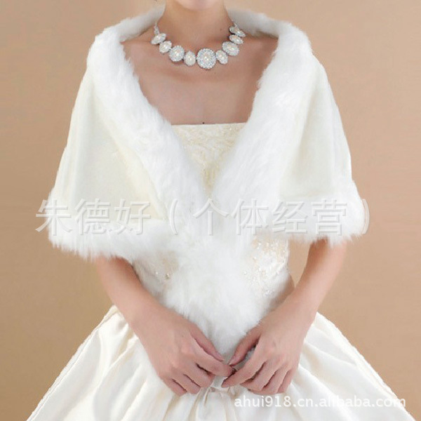 Free ShippingSupply wedding dress shawl bride winter wool shawl P1024