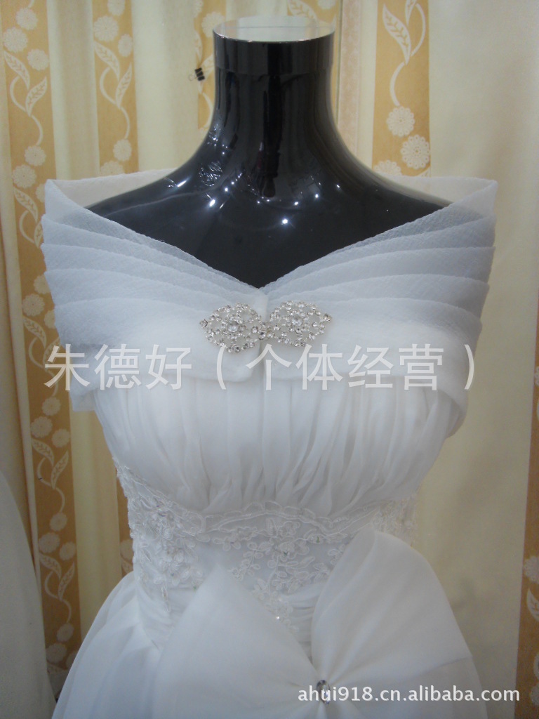 Free ShippingWholesale supply wedding dress shawl summer bride shawls PJ07
