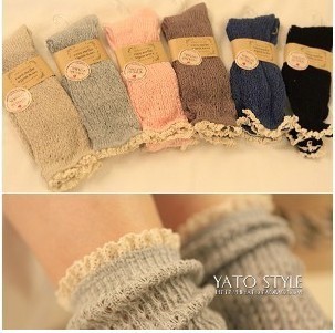 Free shippng! Korean and Japen style hollow retro socks,cotton and Lace socks ,