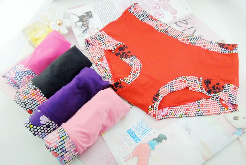 free shippong women Underwear,colour mixture 10piece/pack,high quality,comfortable briefs,