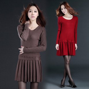 Free shippping 2012 New,100% quality,women fashion long cardigan sweater,wome's knitted woolen o-neck sexy dress,x2268