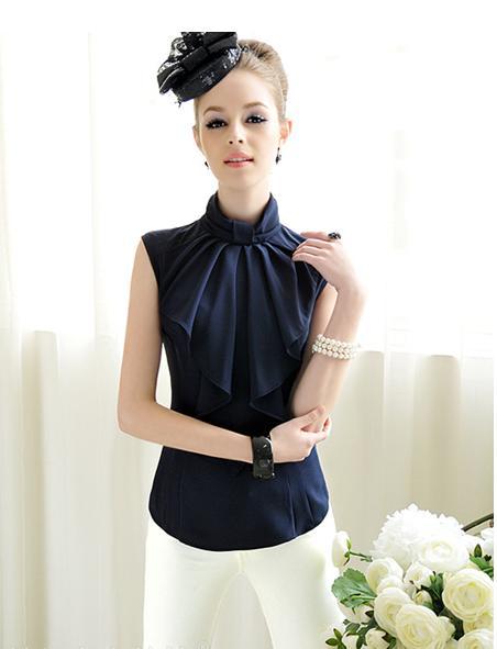 Free shippping , New Arrival , 2012 women 's trendy Bow ol shirts , women 's Formal Elegant blouses , Wholesale .w42