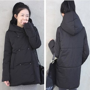 Free Shipppping 2013 Women's Coat Plus Size Thickening Cute Shirt Maternity Clothing Down Coat Clothing L-XL