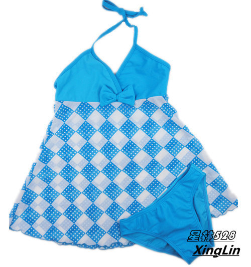 free shopping 2012 girl child dress one-piece swimwear lively and lovely beautiful 0722
