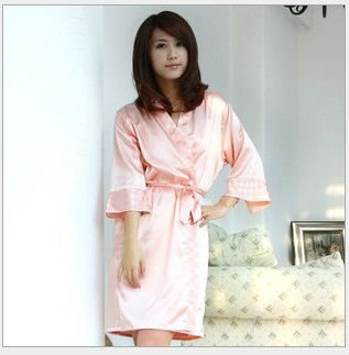 Free shopping,2012 new women's pajamas,lovely  small check camis sexy pink/blue/rose/light pink Two pieces Nightgown gown.