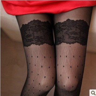 free shopping  Stockings lace socks princess white stockings pantyhose socks