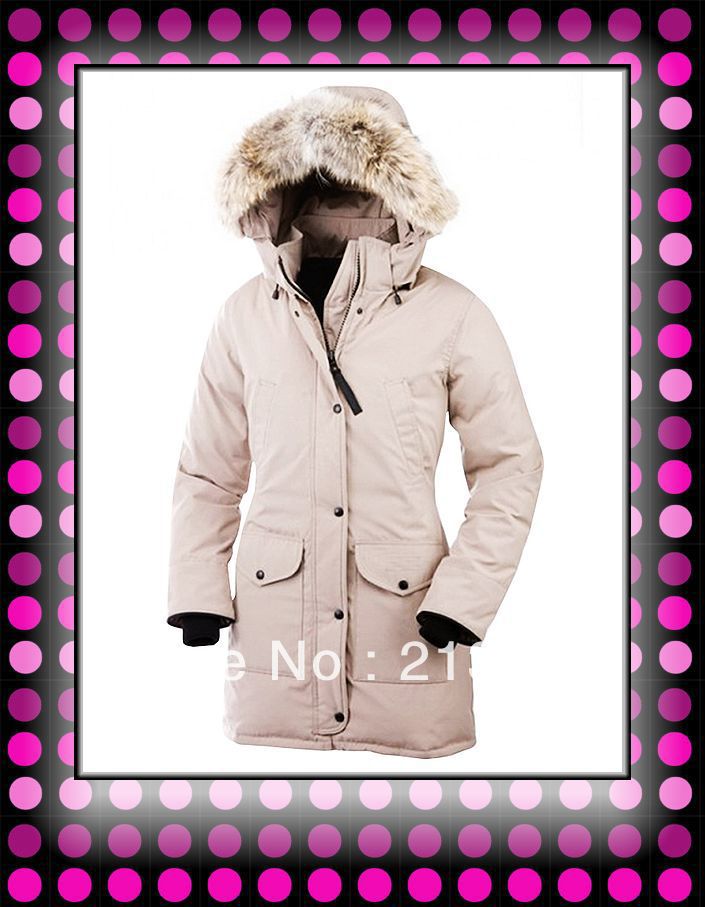 Free Shopping Warm Down Jacket Lady's Winter Coat Goose Down Parka Trillium Jacket Women's Long Down Coat Size XS -- XXL