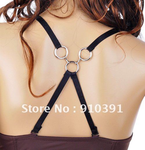 FreeShip,3 rings adjustable cross sexy bra strap,underwear baldric,shoulder belt,DIY bra gallus,Underwear aglet,bra accessory