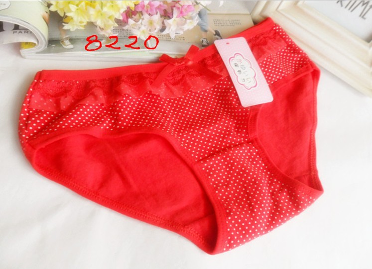 FreeShipping 12Pcs/Lots Women's underwear red cotton sex lingerie Briefs Design Fashion Sexy & Comfortable 2013 New Hot