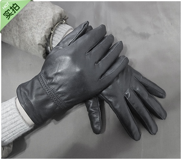 Freeshipping 2013 sheepskin genuine leather gloves quality women's winter thickening thermal hot-selling gloves