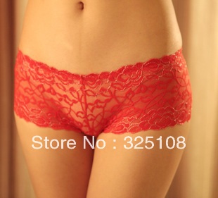 FreeShipping  2Pcs/Lot's  Women's Underpants Fabric 88% Polyester 12% Spandex Lining100% Cotton Design fashion sexy transparent