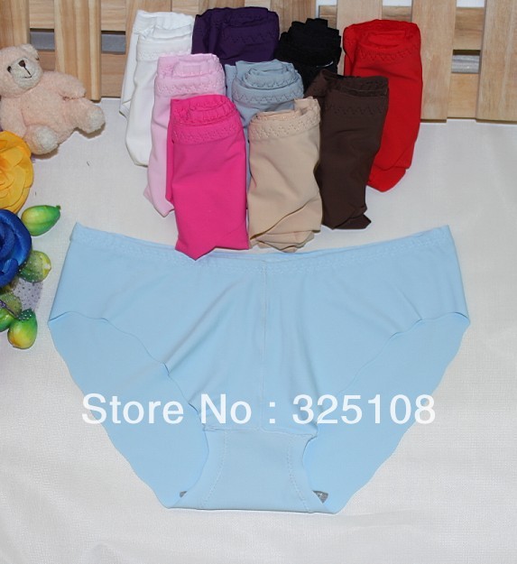 FreeShipping 5Pcs/Lots  Women's underwear  Bamboo Fiber Modal Seamless Briefs  Design  Fashion Sexy And Comfortable 2013 New Hot