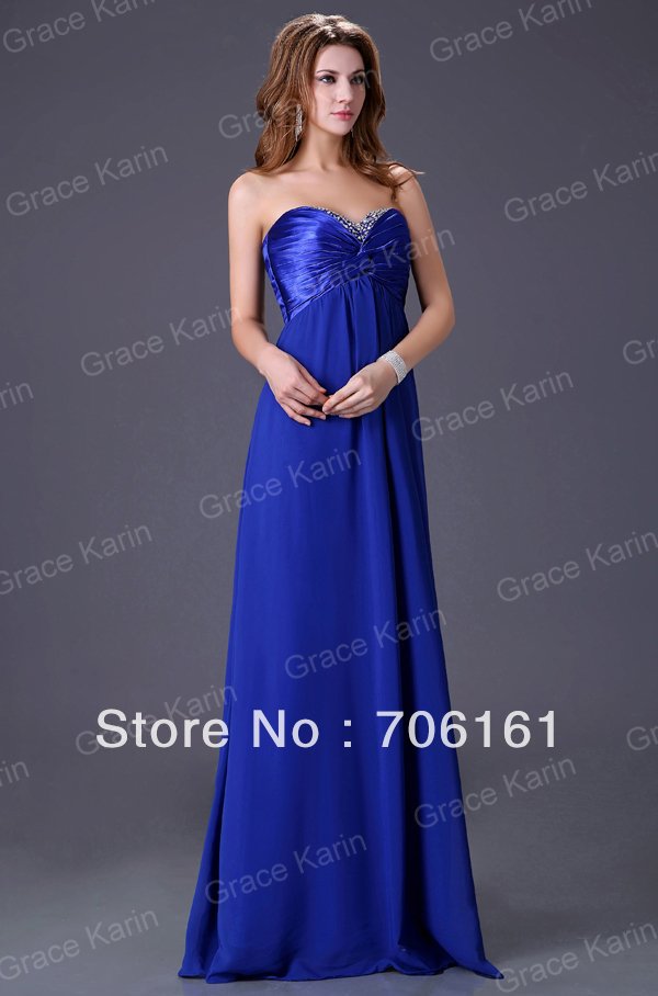Freeshipping ang New arrival, Strapless Beads Evening Party Dresses For Women's CL1239