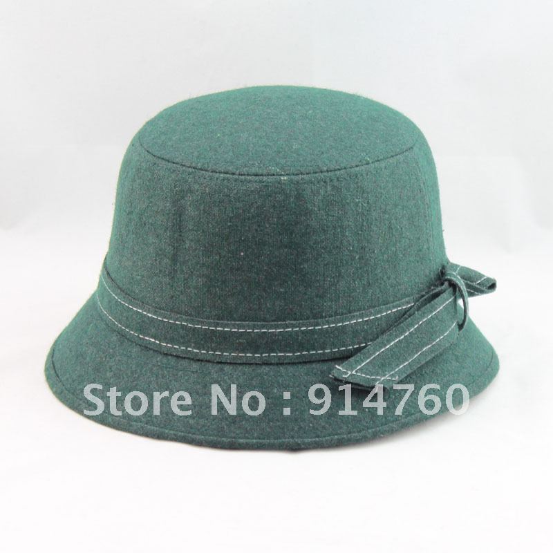 Freeshipping Autumn Women's Fashion Elegant Millinery Dome Fedoras Wool Hat B12058