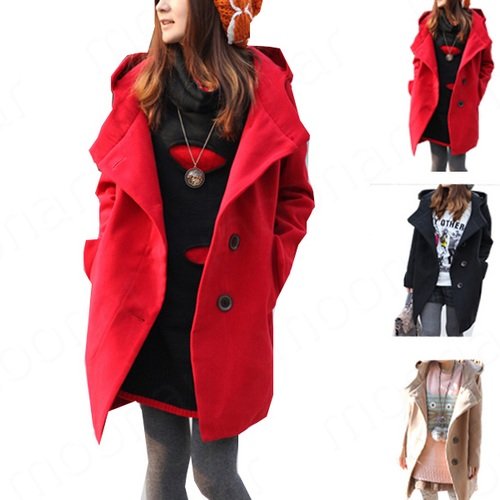 Freeshipping Best Sale Winter Warm Inner Split Windbreaker Women OverCoat Jacket Casual e0926