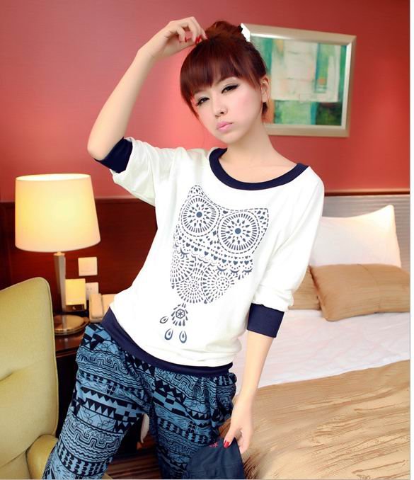 Freeshipping Brand new Best ladies' blouse women's cotton T-shirt  HQ008