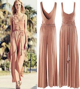 Freeshipping Brick Red HM NWT Spring 2011 Bohemian Deluxe Gisele All in One Jumpsuit S M L