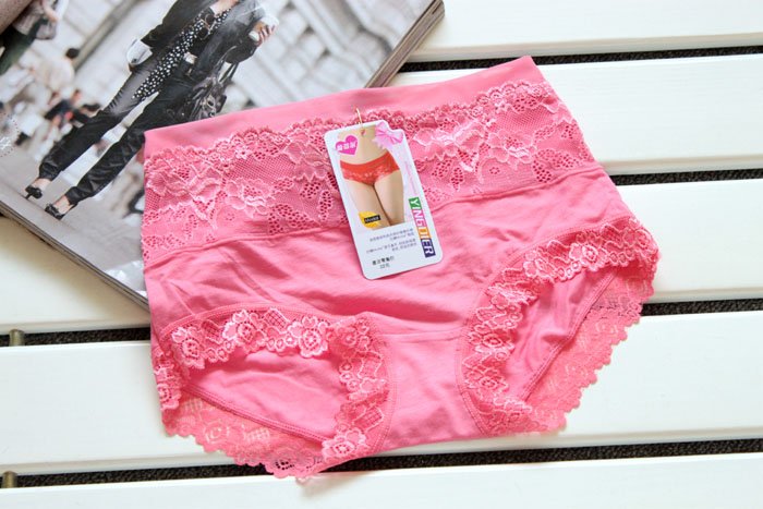 Freeshipping-- Fashion design Lace hollow out waist Ladies  Modal panties briefs underwear free size 10pcs/lot