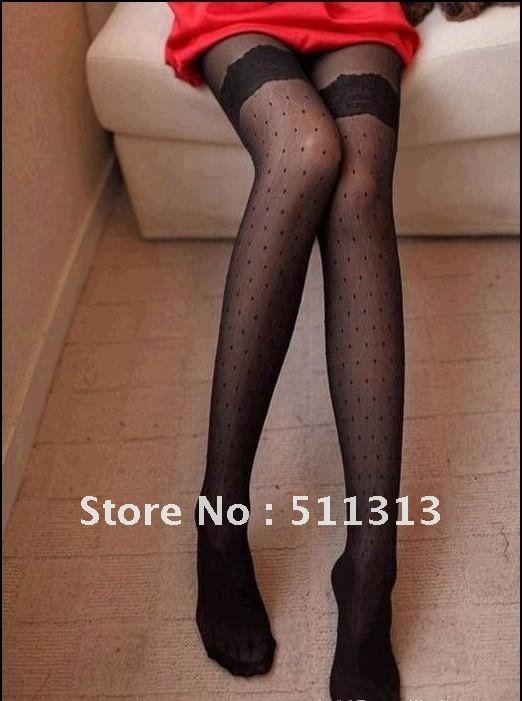 FREESHIPPING high quality thigh lace jacquard sockings pantyhose