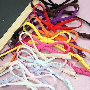 Freeshipping new 10pcs/lot candy-color shoulder belt neck hanging strap/underwear/bra strap