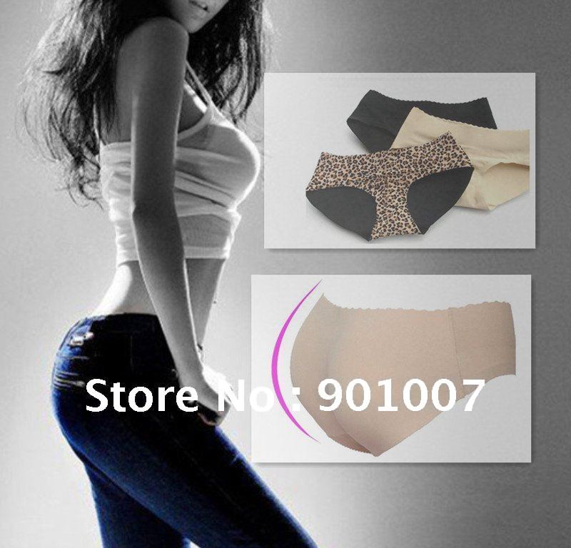 Freeshipping New Seamless Underwear women sexy butt lift underwear Bottom pad panties Body Shaping briefs RX9103 Wholesale