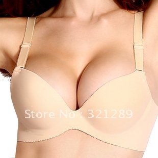 Freeshipping One-piece and seamless bra adjustable deep V sexy and smooth high quality A6157