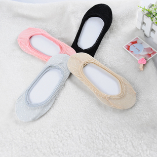 freeshipping Quality 100% cotton moisture wicking shallow mouth invisible socks women's spring and summer sock slippers