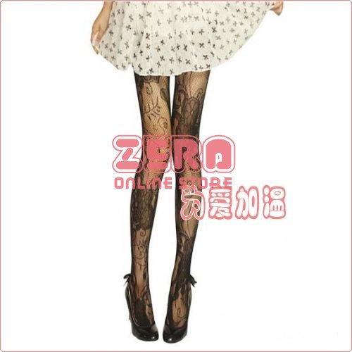 Freeshipping! Retro fashion hollow large flowers jacquard pants stockings, Pantyhose NO.TH011