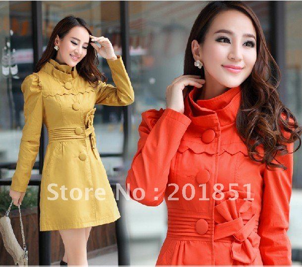 FreeShipping[Wholesale&Retail]Guaranteed 100% New Arrival Autumn Single Breasted Cotton Outerwear Long-Sleeve Casual Jacket Coat