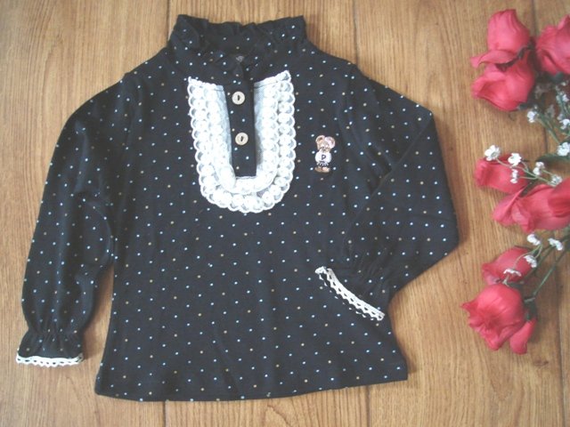 freeshipping wholeslae 4pcs kids underwear, girls underwear, girls longsleeve t shirts, kids clothes, girls wear, beautiful