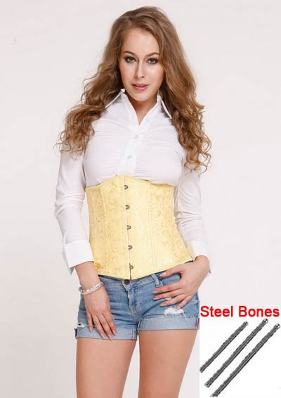 Freeshipping! With Steel Bones! Sexy lingerie Fashion Overbust Brocade Corsets Sexy Corset with Steel Bones - SH7015STEEL